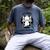 Go Away I'm Introverting Cat With Coffee Men's Comfort Colors T-Shirt Denim