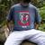 Go Red In Memory Of Papa Heart Disease Awareness Memorial Men's Comfort Colors T-Shirt Denim