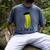 Graduation Cap Wearing Big Dill Pickle I Did It Graduate Fun Men's Comfort Colors T-Shirt Denim