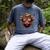 Highland Cow 4th July USA Flag Dad Father America Men Boys Men's Comfort Colors T-Shirt Denim