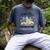 Holiday Scene Nostalgia North Pole Tree Farm Merry Christmas Men's Comfort Colors T-Shirt Denim