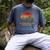Id Rather Be Playing With My Disc Introvert Disc Golf Men's Comfort Colors T-Shirt Denim