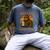Just A Dad Who Always Came Back With The Milk Bigfoot Men's Comfort Colors T-Shirt Denim