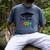 K -12th Grade Hand Prints Space Graduation Class Of 2034 Men's Comfort Colors T-Shirt Denim