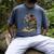Leopard Book Flower Men's Comfort Colors T-Shirt Denim