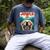 Light Golden Retriever Jowls Top Paws Cream Lab Dog Mom Dad Men's Comfort Colors T-Shirt Denim