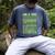 Look At Those Stripes Lawn Mowing Dad Lawn Mower Small Men's Comfort Colors T-Shirt Denim