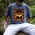 Man Reading Book Black History Month Book Lover Afro Men's Comfort Colors T-Shirt Denim