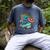 Marvel Captain America Legendary Dad Father's Day Men's Comfort Colors T-Shirt Denim