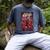 Marvel Spider-Man Eddie Brock Carnage Comic Book Cover Men's Comfort Colors T-Shirt Denim