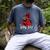 Marvel Super Heroes Pets Deadpool Loves Dogpool Dog Dad Men's Comfort Colors T-Shirt Denim