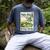 Moby Dick Book Cover Illustration Men's Comfort Colors T-Shirt Denim
