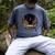 Moon Book Bookshelf Library Coffee Cup Star Stars Pattern Men's Comfort Colors T-Shirt Denim