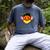 Nostalgia Chest Flag GDR Men's Comfort Colors T-Shirt Denim