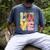 Peace Sign Love Groovy Vibes Costume Nostalgia 1980s Fashion Men's Comfort Colors T-Shirt Denim