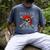 Pirate Dad Shirt Jolly Roger Crossbones Skull Halloween Men's Comfort Colors T-Shirt Denim