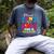 Proud Aunt Of 2023 Pre-K Graduate Senior Graduation Matching Men's Comfort Colors T-Shirt Denim