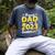Proud Dad Of A 2023 Senior Graduation Men's Comfort Colors T-Shirt Denim