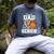 Proud Dad Of A 2026 Senior Basketball Graduation Leopard Men's Comfort Colors T-Shirt Denim