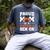 Proud Mom Of a Football Senior 2026 Graduation Gifts Men's Comfort Colors T-Shirt Denim