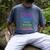 I Put My Book Down To Be Here Whimsical Graphic For Readers Men's Comfort Colors T-Shirt Denim