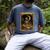 The Reader Tarot Card Book Lover Skeleton Art Goth Style Men's Comfort Colors T-Shirt Denim