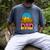 Retro Ice Cream Drip Softball Dad Game Day Dad Father's Day Men's Comfort Colors T-Shirt Denim
