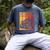 Retro Monster Truck Daddy Matching Family Birthday Party Men's Comfort Colors T-Shirt Denim