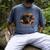 Rottie Dog Mom Dad 'Merica Rottweiler Men's Comfort Colors T-Shirt Denim