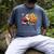 Santa Holding Cookie Xmas Baker Introvert Christmas Men's Comfort Colors T-Shirt Denim