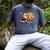 Santa Holding Cookie Xmas Baker Introvert Christmas Men's Comfort Colors T-Shirt Denim
