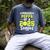 Senior Poppa 2025 Tennis Class Of 2025 Graduation Men's Comfort Colors T-Shirt Denim