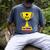 Star Graduate Second Grade Graduation Trophy Cup Men's Comfort Colors T-Shirt Denim