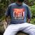 Straight Outta Fire Academy T Shirt Firefighter Graduation Men's Comfort Colors T-Shirt Denim