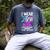 Teal & Purple In Memory Of My Mom Suicide Prevention Men's Comfort Colors T-Shirt Denim