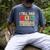 I Tell Dad Jokes Periodically Retro Papa Fathers Day Men Men's Comfort Colors T-Shirt Denim