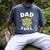 TMNT Michelangelo Dad Fuel Men's Comfort Colors T-Shirt Denim