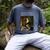 Unsociable And Taciturn Jane Austin Quote Book Classic Lit Men's Comfort Colors T-Shirt Denim