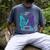 I Wear Teal And Purple In Memory Of My Dad Men's Comfort Colors T-Shirt Denim