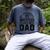 Wrestler Daddy Wrestling Dad Men's Comfort Colors T-Shirt Denim
