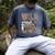 Zoo Animals Wild About Reading Books Reader Lover Librarian Men's Comfort Colors T-Shirt Denim