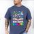 100th Day Of School Astronaut Books Space 100 Days Smarter Men's Comfort Colors T-Shirt Blue Jean