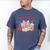 100th Day Of School Teachers 100 Days Of Coffee Chaos Books Men's Comfort Colors T-Shirt Blue Jean