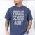 2018 Senior Aunt SEN18R Class Graduation Party T Shirt Men's Comfort Colors T-Shirt Blue Jean
