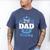 2nd Time Dad It's A Boy Dad Again Second Baby Announce Men's Comfort Colors T-Shirt Blue Jean