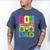 80s Dad 1980s Fashion Eighties Theme Outfit Fathers Day 80's Men's Comfort Colors T-Shirt Blue Jean