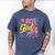 80's Girl Roller Skates Skating Eighties 1980s Nostalgia Men's Comfort Colors T-Shirt Blue Jean