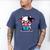 Adorable Book Lover Cow With Reading Glasses Cute Men's Comfort Colors T-Shirt Blue Jean