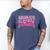 Advocate Support Empower Groovy Social Worker Graduation MSW Men's Comfort Colors T-Shirt Blue Jean