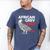 African Grey Parrot Dad Congo Bird Father Men's Comfort Colors T-Shirt Blue Jean